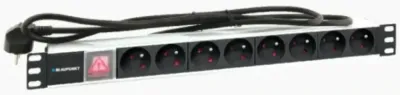 Blaupunkt 19" 1U 8-socket power strip 2m