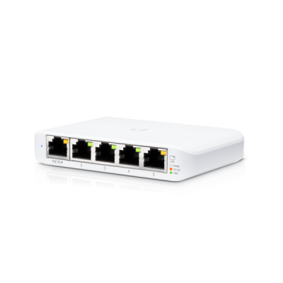 Ubiquiti Switch Switch 5 portova Ethernet 57V, Beli