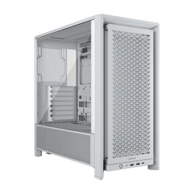 Corsair FRAME 4000D Kucište Mid-Tower ATX Kaljeno staklo Bez napajanja, Belo