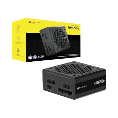 Corsair RM650e Napajanje 650W ATX 3.1 PCIe 5.1 modularno 80+GOLD, Crna