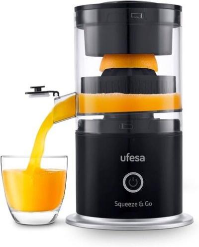 Citrus Juicer Ufesa Squeeze&Go/rechargeable/power 45W/black