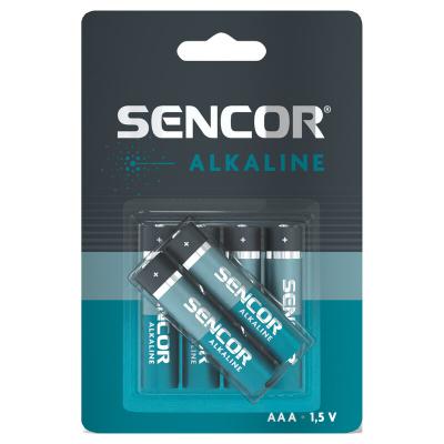 Battery Sencor LR03 AAA 4+2 BP Alkaline 6/1