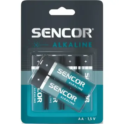 Battery Sencor LR06 AA 4+2BP Alkaline 6/1