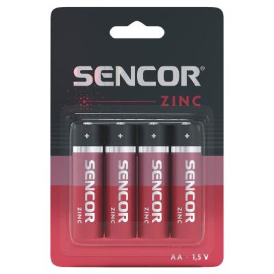 Battery Sencor R06 AA 4BP Zinc Carbon 4/1