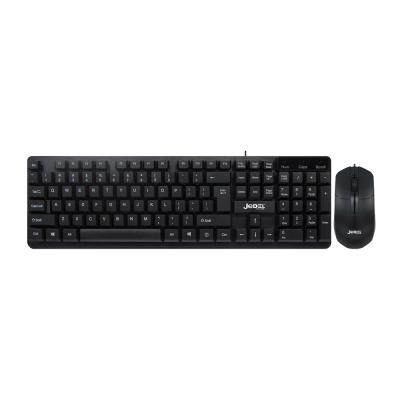 JEDEL G18 wired mechanical keyboard and wired mouse, black
