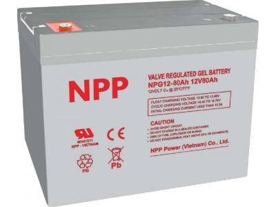 NPP NPG12V-80Ah Gel Baterija za UPS C20=80AH T16 330x171x214x220