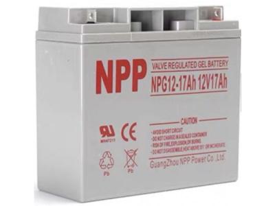 NPP NPG12V-17Ah Gel Baterija za UPS C20=17AH T3 180*77*167*167