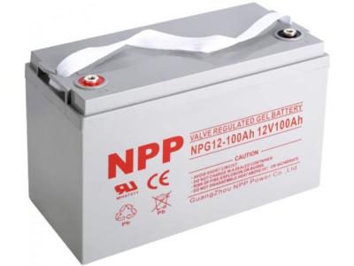 NPP NPG12V-100Ah T16 Gel baterije 330x171x214x220, Sive