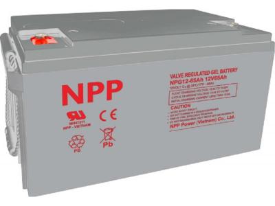 NPP NPG12V-65Ah гелевый аккумулятор для ИБП, C20=65AH T14, 350*168*179*179