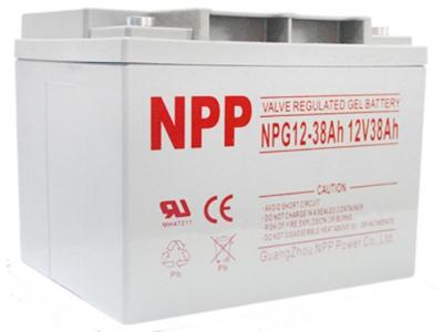 NPP NPG12V-38Ah C20=38AH T14 Gel baterije 197x165x174x174, Sive