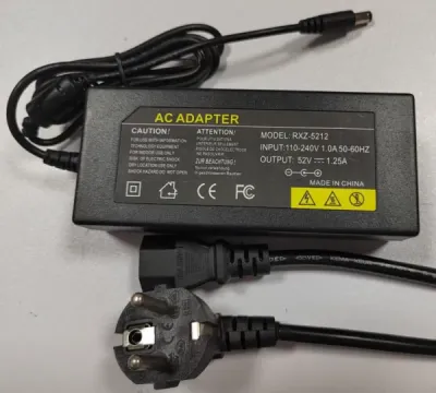 Gembird POE-INJ-5225 AC Adapter 52V 2.5A 130W 5~52V 8C 5.5x2.1mm