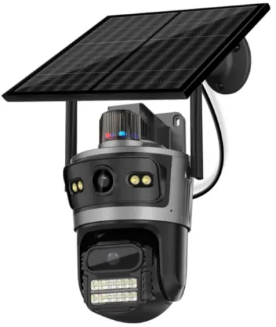 Gembird CAM-IP4MP-TQ11-AOV-4G IP solar camera 4 MP (2 MP + 2 MP), H.265, 3.8", iCSee app, 3.6 mm, 4G, IP66
