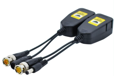 Gembird BALUN-DF308 Balun za video nadzor, Crni