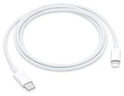 Gembird CCP-AMCM-AMLM-1.0M USB-C kabl na Lightening 8-pin USB 3.0 20W PD 1m, Beli
