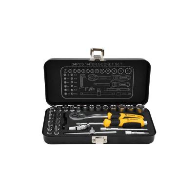 Bomber Socket Set 34 Pieces 1/4