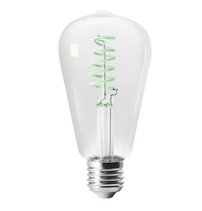 LYNCO LED Filament ST64 E27 4W 2000K, Plava
