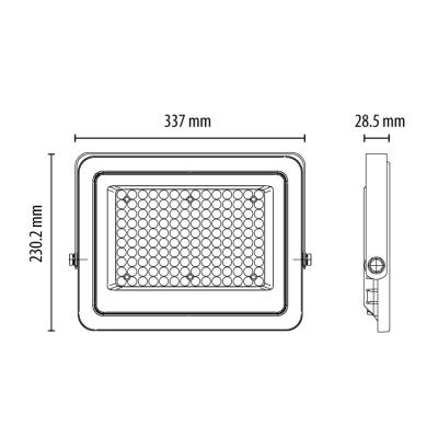 Prosto LRFK02W-150/WH LED reflektor 150W