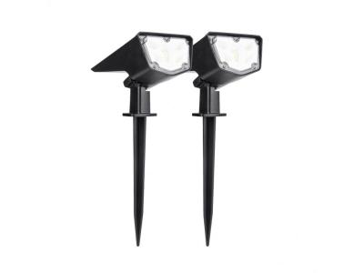 Solar garden LED lamp PROSTO MX6101 3W/2pcs per pack/100lm/adjustable tilt