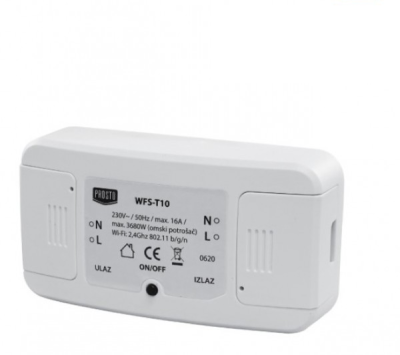 Prosto WFS-T10 Wi-Fi Smart prekidač strujnog kola