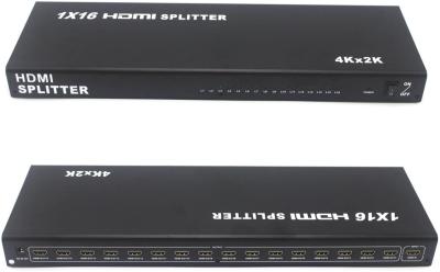HDMI сплиттер 1x16 12V/3A ver.1.4 KT-HSP-1.16