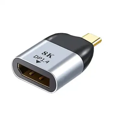 Velteh KT-C2DP.11 Adapter koverter tip C - DisplayPort M/Ž sivi, Sivi