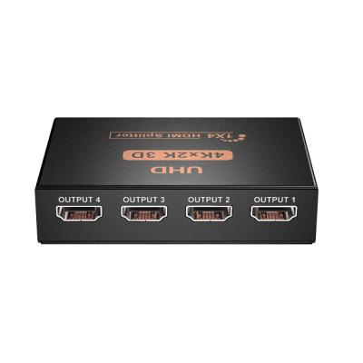 UHD HD.SP-KT44 HDMI splitter 1x4 2.0 4K, Crni