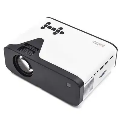 Kettz KT-P200 Projektor LED Mini 1280 x 720 4200 lum 2000 1 USB HDMI VGA zvuč, Beli