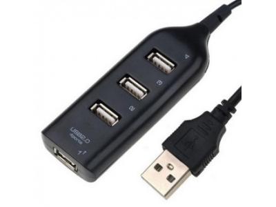 Kettz KT-041B USB hub 4 port 2.0 Tip A, Crni