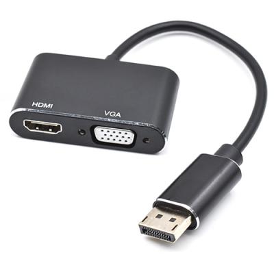 Adapter converter Displayport - HDMI/VGA 1080p Kettz DP2HV-K12