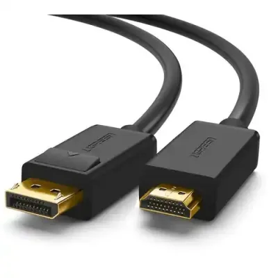 Kettz K1.8M/4K30 Kabl Displayport, HDMI 4K 1.8 m DP2H, Crni