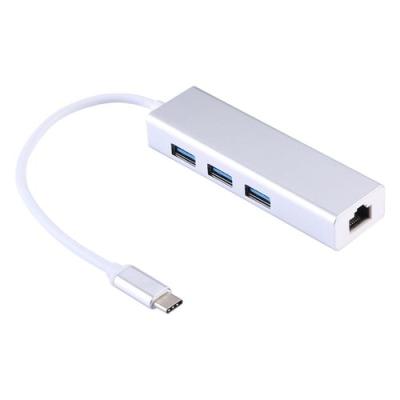 Kettz TipC Hub 4u1 RJ45 Gigabit LAN + 3xUSB