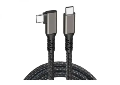Kettz KT-USBC070 USB kabl Tip C - Tip C 90° 3.2 4K 100 W 1 m