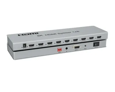 Kettz KT-HSP1808 HDMI Spliter 1x8 8K, Sivi