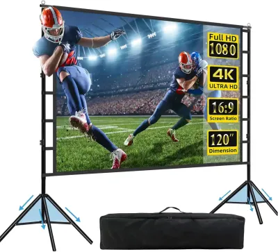 Kettz KT-SP150 anti-reflective projector screen 330x187 cm, black