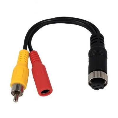 Kettz RK-KT4FDMVM adapter 4PIN female to female DC and male video