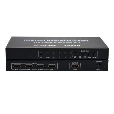 Kettz MQ-K400 1080p HDMI Preklopnik 4u1 Quad/Multi-viewer funkcija