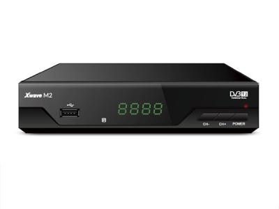 Set Top BOX Xwave M2 DVB-T2 LED/scart/HDMI/RF in-out/USB/media player/metalno kućište