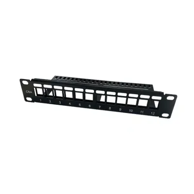 Ansec Patch panel 1U/10 Prazan