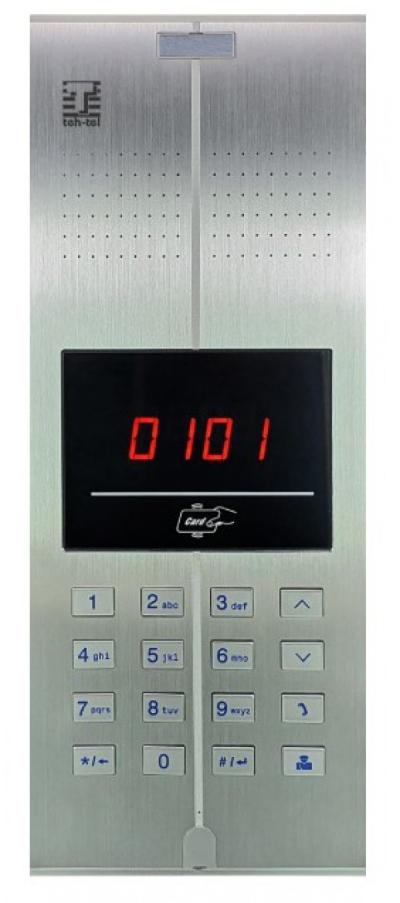 TEH-TEL q2b Interfonska tebla audio 880 siva