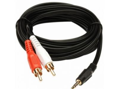 Cable 3.5mm - 2 RCA 5m Linkom