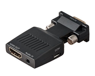 Adapter-converter VGA/M IN to HDMI/F OUT + 3.5mm Linkom NEW
