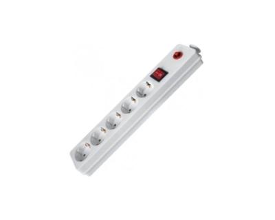Fast Asia Produžni kabl 5r/1.5m sa prekidačem i zaštitom 3 x 1.5mm2 (Linkom), Beli