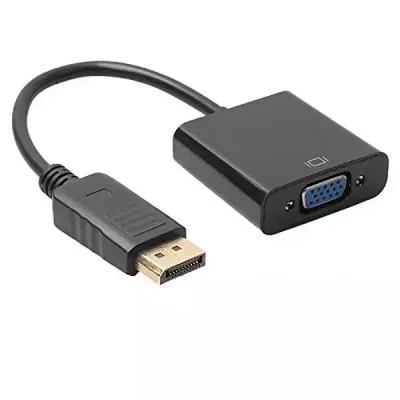 Velteh DP-V011 Adapter - Konverter Displayport - VGA M/F, Crni