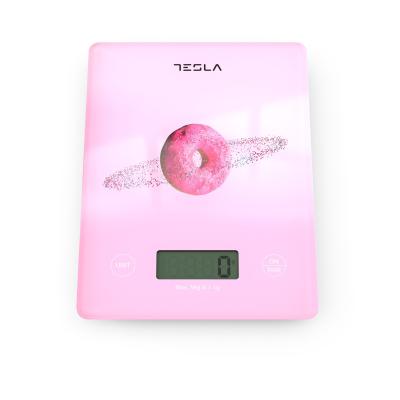 Tesla Kuhinjska vaga, Roze