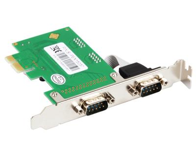 PCI-E Controller Card 2 x Serial RS232 E-Green