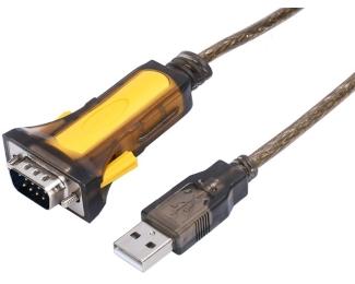 E-Green Adapter USB2.0 tip A (M) - RS-232 (M) 1.5m