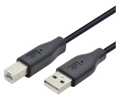 E-Green USB A to USB B M/M 5m cable, black