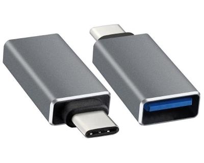 Адаптер USB 3.1 Тип C (M) - USB 3.0 (F) черный E-Green