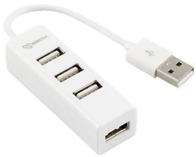 E-Green USB 2.0 HUB 4 Port beli, Beli