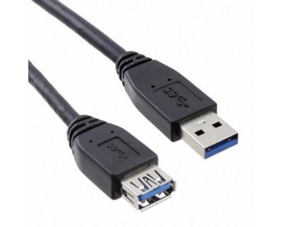 E-Green удлинительный кабель USB 3.0 A — USB A M/F 1.8m, чёрный